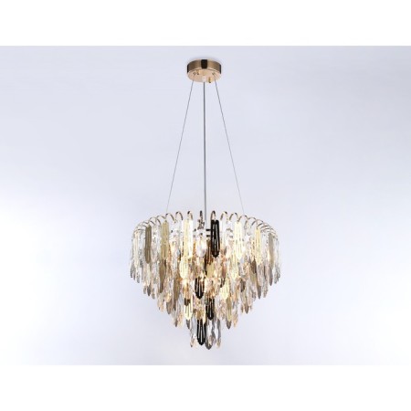 Crystal chandelier with Ambrella Light, Traditional, TR5256, E27, Gold Color-5