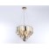 Crystal chandelier with Ambrella Light, Traditional, TR5256, E27, Gold Color