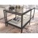 Table Journal Duet, 941 (488) x488 (544) x457 (500), black Muar/Metropolitan Gray/Glass