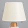 Table lamp "Kiang" 1x40W E14 white/gold 22x22x38cm