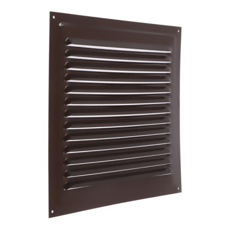 Ventilation grate Zein Lux RM3030KR, 300 x 300 mm, with a grid, metal, brown-4