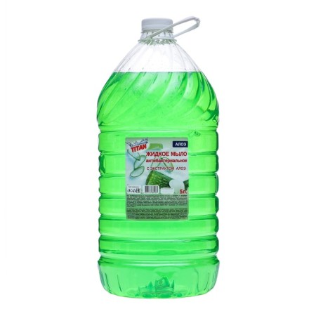 Liquid soap Titan "aloe" antibacterial, 5 liters