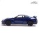 Metal machine Nissan GT-R (R35), 1:32, doors, inertia, blue color open