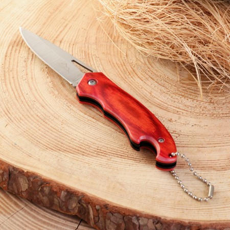 Folding Knife "Exo" 15.6cm, blade 65mm/1.5mm, handle of wood-1