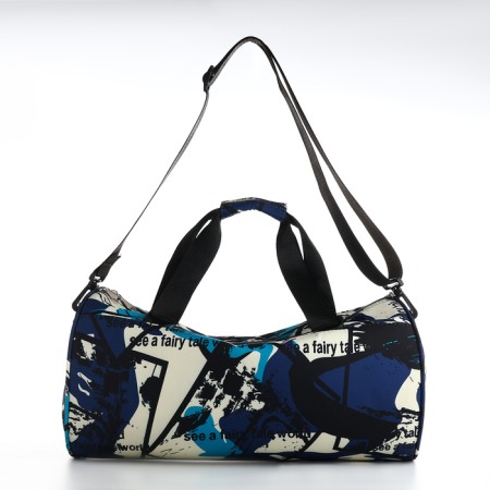 Sports bag, textura, average size, green/white color