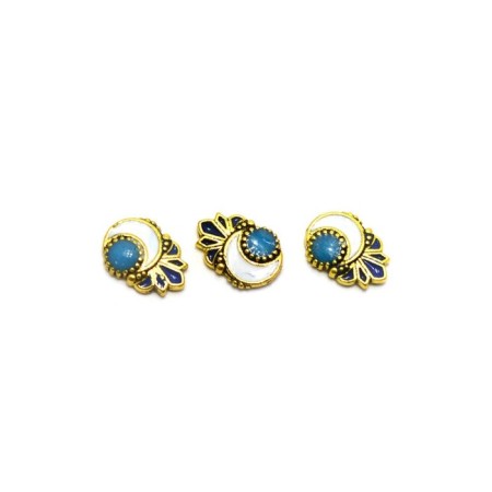 Metal design TNL “Gold”, No. 02, 5 pcs