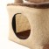 Complex for cats with a claw, collapsible, with a hammock, 33 x 76 x 105 cm, beige