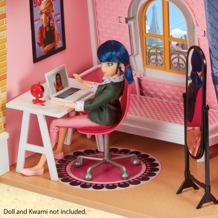 Набор игровой Miraculous «Дом Маринетт», 2 в 1, двухэтажный, с мебелью-8