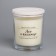 A candle in a glass flavored "linen and cashmere", 7x7 cm, 27 hours
