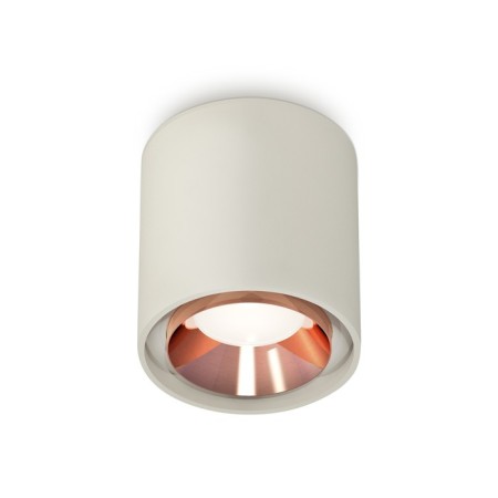 Ambrella Light overhead lamp, XS7724005, MR16 GU5.3 LED 10 watts, color gray sand, gold pink gold