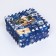 Square box "Blue package", 19 × 19 × 10 cm