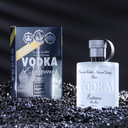 Men's toilet water Vodka Extreme Intense Perfumed, 100 ml
