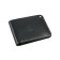 Wallet, kobovnaya button, black, smooth