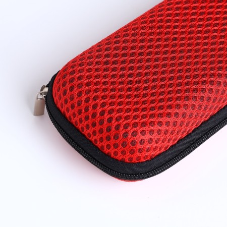 Lightning glass case, length 15 cm, red color-1