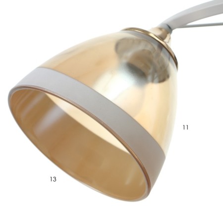 Adelela chandelier 2he27 40W white-gold 57x25x26 cm Bayerlux-3
