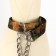 Kit "Masks", leash 130 x 2.5 cm, collar-tuture 40-54 x 2.5 cm, brown