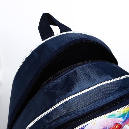 Baby backpack on lightning, blue color-7
