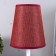 Hilton table lamp E27 40W white-red 15x15x32 cm Risalux