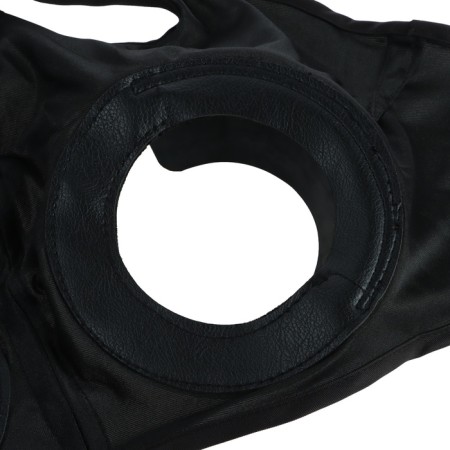 A mask for a horse with a limiter of vision, black-6