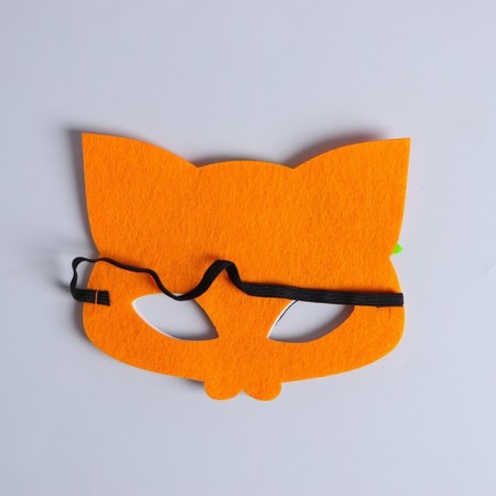 Carnival mask "Fox" felt-3