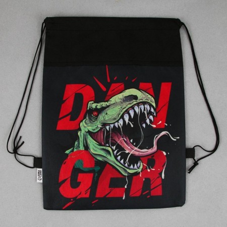 Dinosaur shoe bag non -discharge canvas, size 30 x 40 cm-1