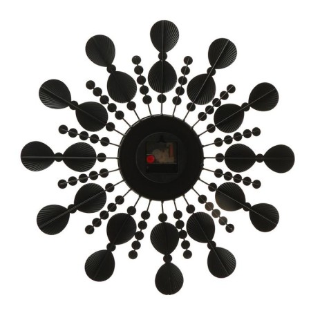 Wall clock, series: openwork, "dawn", smooth move, 48 x 48 cm, d-15 cm-3
