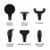Percussion massage KitFort KT-2966-2, 40 W, work 2-5 hours, charge 3-5 hours, cord 1 m, white