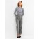 Women's pants with pincines minku: Modern Classic color dark gray, river 44