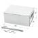 Separate handle Armadillo Libra LD26-1SN/CP-3 Tech, apt. 8x140 mm, matte chromium/chrome color