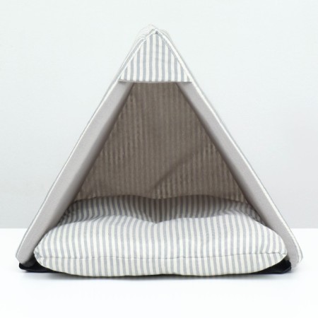 Animal house, folding, 40 x 35 x 39 cm, gray-1