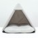 Animal house, folding, 40 x 35 x 39 cm, gray