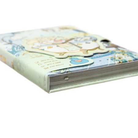 Notebook Gift, A6, 96 sheets, color block, with a curly knife, PVC cover, Milashka, Mix-6