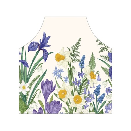 Apron of a kitchen with a photo print "Summer Paints", adjustable, size OS-2