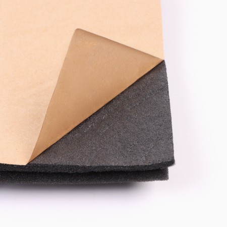 Acoustic foam mushroom, self -adhesive, tiles, 50 x 50 x 3 cm, black-4