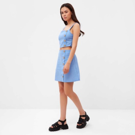 Women's costume (skirt and top) Mist Summer Time, Blue, p. 44-6