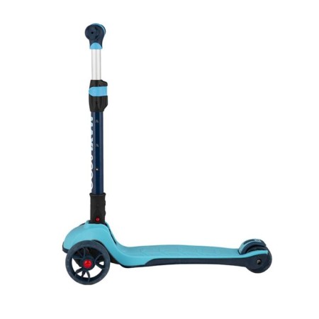 MAXISCOO Junior Plus 2021 scooter with luminous wheels, blue color-1