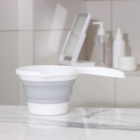 Fighting bucket "Flex", 1 l, 27 × 16.5 × 11 cm, smoky color