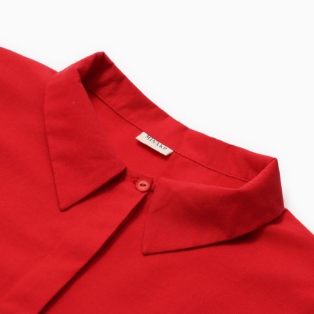 Female set (blouse, shorts) minku: Casual Collection Red color, rr 48-7