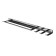 Holder for storing skewers and accessories barbecue, wall -mounted, stainless steel