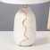 Board lamp "Jasmine" E14 40W white-gold 20x20x33 cm Risalux
