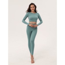 Легинсы женские с высокой посадкой Mirey Leggings High-Waist, размер 46-48, цвет бирюзовый