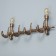 Lamp "Krueger" 2he27 40W bronze 80x26x20cm