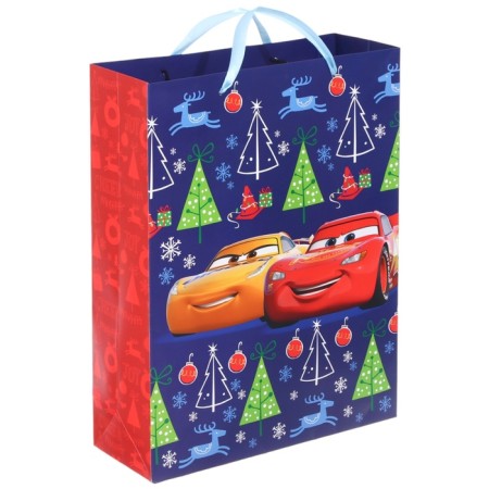 New Year. Gift package, 31x40x11 cm, packaging, cars-1