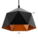Bayerlux lamp "Anter" E27 40W Black-gold-gold 21x21x15-115 cm
