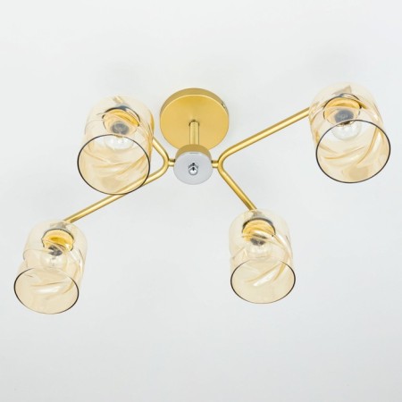 Cutilux Cutilux chandelier CL137142 60x40x29 cm, 4x60W, E27, yellow color-6