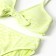 Separate female swimsuit, color geometry on light green, size 48 (l)
