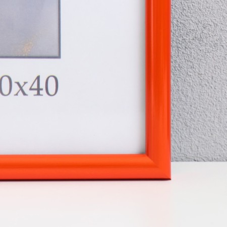 Photo frame plastic "Rainbow" 30x40 cm, orange-1