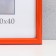 Photo frame plastic "Rainbow" 30x40 cm, orange