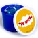 The sculpting dough "Three cats" 4 centers. 50 g