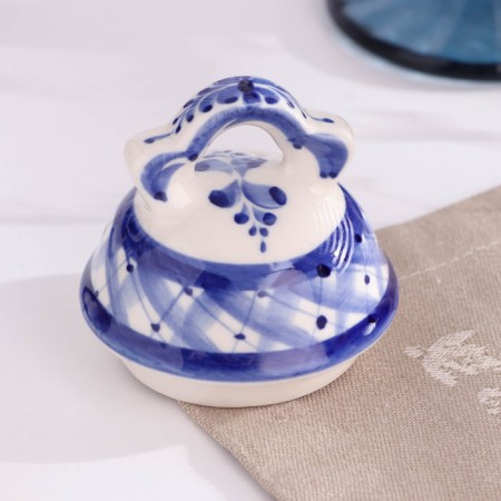 Teapot "Morning", Small, Gzhel, Porcelain, 12x15 cm-6
